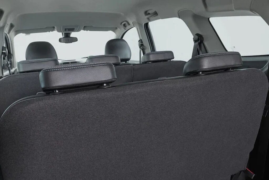 Bancos traseiros do SUV Chevrolet Spin Activ